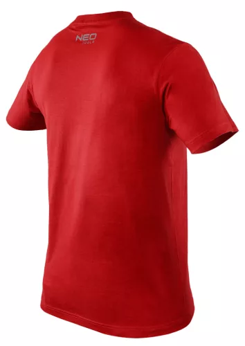 Póló, piros, 100% pamut, 180g/m2, XL