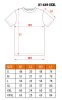 Póló, sötétkék, 100% pamut, 180g/m2, XXXL