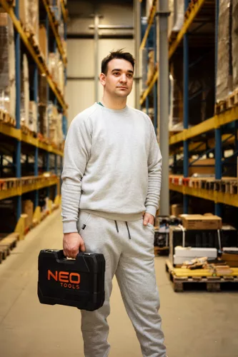 Melegítő felső comfort, szürke, 79% pamut, s