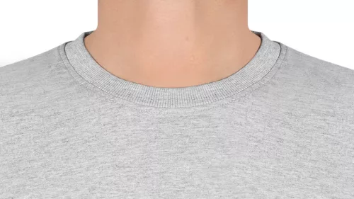 Póló comfort, szürke, 90% pamut, m