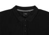 Póló, galléros, DENIM, fekete, 100% pamut, 196g/m2, L,