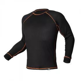   Thermo aláöltözet felső, hosszú ujjú, fekete, BASIC, L/XL