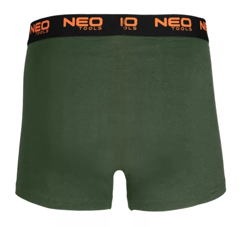 Boxeralsó, 95% pamut, 2% elasztán, olivazöld, kék, fekete, 3db, M