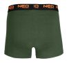 Boxeralsó, 95% pamut, 2% elasztán, olivazöld, kék, fekete, 3db, XXL