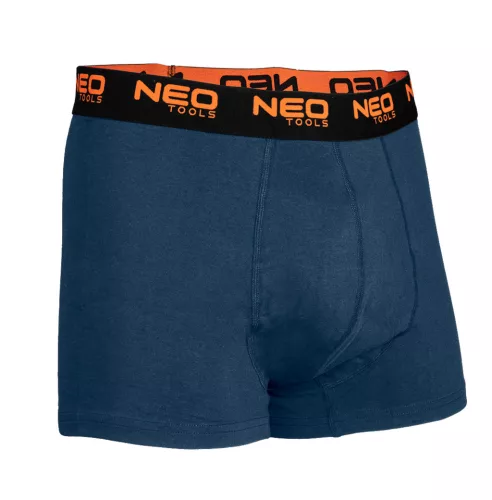 Boxeralsó, 95% pamut, 2% elasztán, olivazöld, kék, fekete, 3db, XXL