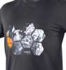 Munkavédelmi póló, hatszög grafika, autóalkatrész minta, 100% pamut, 180g/m2, XL