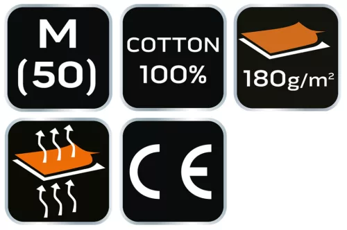 Munkavédelmi póló, motorkerékpár minta, 100% pamut, 180g/m2, M