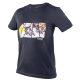 Munkavédelmi póló, motorkerékpár minta, 100% pamut, 180g/m2, XXXL