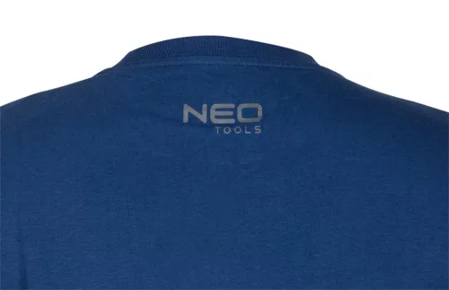 Munkavédelmi póló, hosszú ujjú, tengerészkék, 100% pamut, XXXL