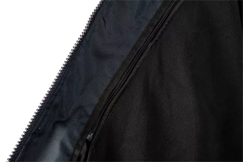 Láthatósági munkavédelmi kabát, softshell, neonsárga-fekete, S