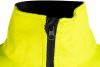 Láthatósági munkavédelmi kabát, softshell, neonsárga-fekete, XL