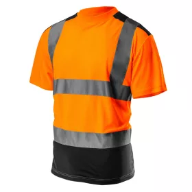   Láthatósági póló, narancssárga, sötét alsó résszel,XL