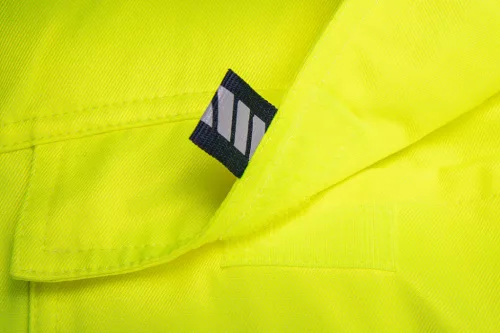 Láthatósági munkadzseki, 60% pamut, 40% polyester, 260 gsm, L
