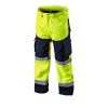 Láthatósági munkanadrág, softshell, sárga,XXL