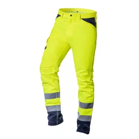   Láthatósági munkanadrág, 60% pamut, 40% polyester, 260 gsm, S
