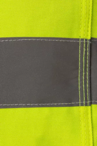 Láthatósági munkanadrág, 60% pamut, 40% polyester, 260 gsm, S