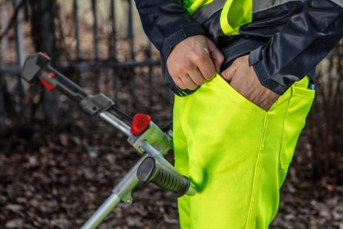 Láthatósági munkanadrág, 60% pamut, 40% polyester, 260 gsm,XXXL