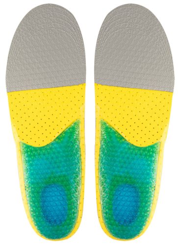 Talpbetét, zselés sarokvédő betéttel,nedvességelvezető perforációval, univerzális méret, 41-47