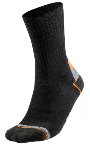 Munkazokni, hosszú, 70% pamut, 30% polyester, megerősített sarok, lélegző, 43–45