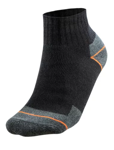 Munkazokni, rövid, 70% pamut, 30% polyester, megerősített sarok, lélegző, 39–41