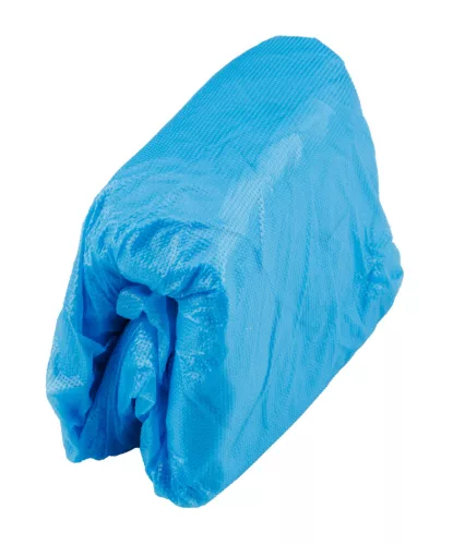Cipővédő, lábzsák, cpe anyag, gumírozott szegély, 100db