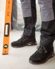 Munkavédelmi cipő, O1 SR, fekete textil-bőr, neo air, légpárnás, fémmentes, csúszásgátlós talpfelülettel, 43