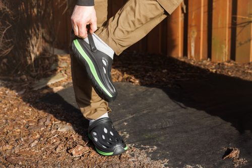 Kerti papucs, klumpa, pántos, eva hab, könnyű, komfortos, 40-41