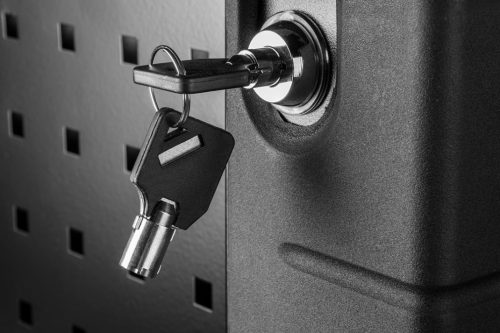 Műhelykocsi 7 fiókkal, 174db szerszámmal 805x972x460mm, szerszámkocsi