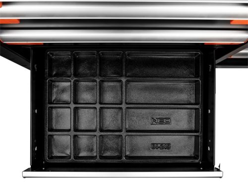 Műhelykocsi PRO, 12 fiókos, 229 szerszámmal, szerszámkocsi