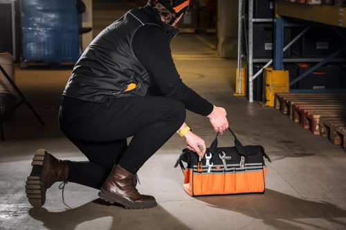 Szerszámtáska, 600D poliészter, 24x41x23cm