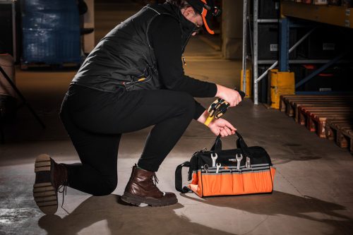 Szerszámtáska, 600D poliészter, 24x41x23cm