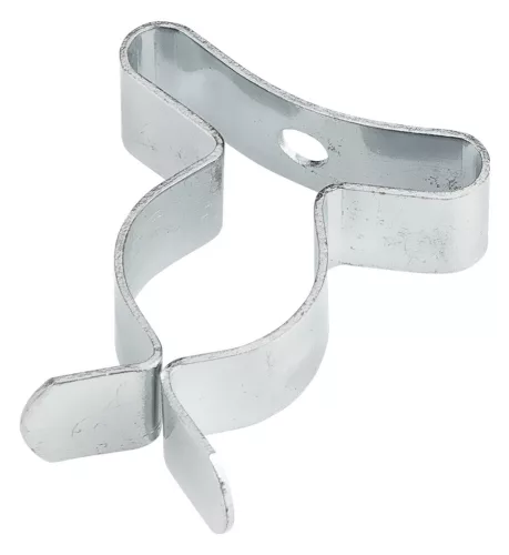 Szerszámtartó klipsz, falra szerelhető, horganyzott acél, átmérő 16mm, 10db