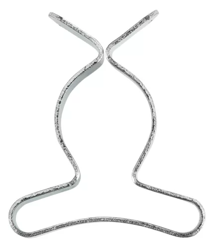 Szerszámtartó klipsz, falra szerelhető, horganyzott acél, átmérő 16mm, 10db