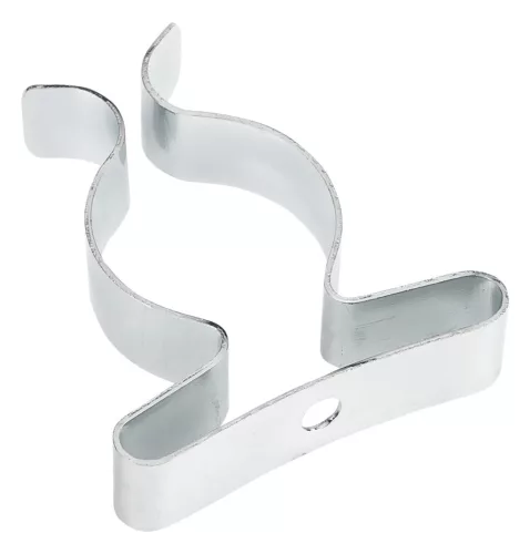 Szerszámtartó klipsz, falra szerelhető, horganyzott acél, átmérő 19mm, 10db