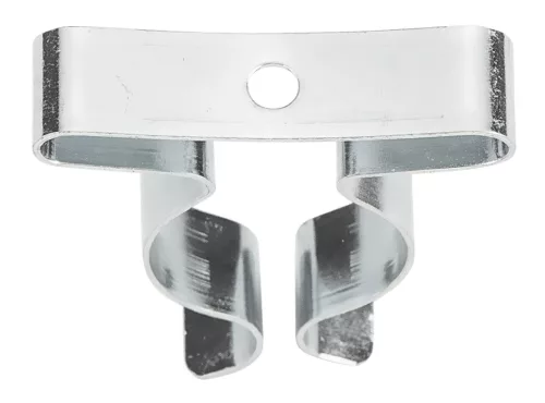 Szerszámtartó klipsz, falra szerelhető, horganyzott acél, átmérő 19mm, 10db