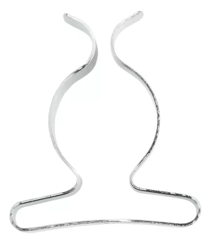 Szerszámtartó klipsz, falra szerelhető, horganyzott acél, átmérő 19mm, 10db