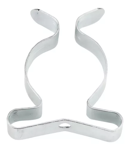 Szerszámtartó klipsz, falra szerelhető, horganyzott acél, átmérő 28mm, 10db