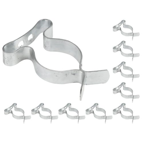 Szerszámtartó klipsz, falra szerelhető, horganyzott acél, átmérő 32mm, 10db