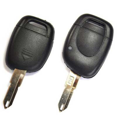 Renault Clio, Kangoo, Twingo, 1 gombos, elemtartó nélküli kulcsház