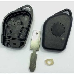 Peugeot kulcsház, 1 gombos, infrás kulcshoz