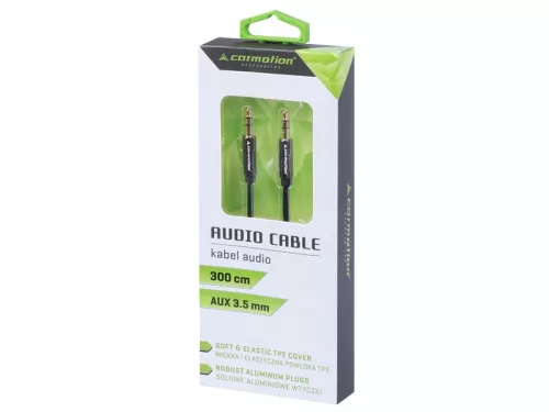 AUX kábel 3,5 mm – 3 méter hosszú sztereó hangátvitelhez