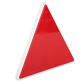 Fényvisszaverő háromszög fehér kerettel