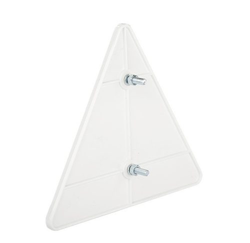 Fényvisszaverő háromszög fehér kerettel