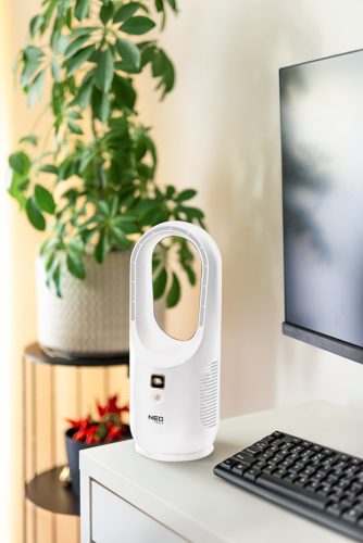 Ventilátor, akkumulátoros, belső-rejtett ventilátorlapátok, 2200mah akku, 3 fokozat, 3-12 óra működési idő