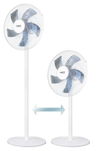 Álló ventilátor 50W, 40cm átmérő, 3 sebesség, oszcillátor