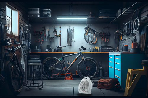 Fűtőventilátor, álló, 2 fokozatú, 1000/2000W