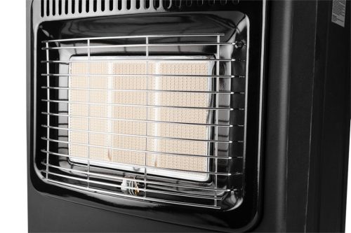 Gázkályha, kerámia betétes, 3 fokozatú,  max.4200W, gázpalack tartóval