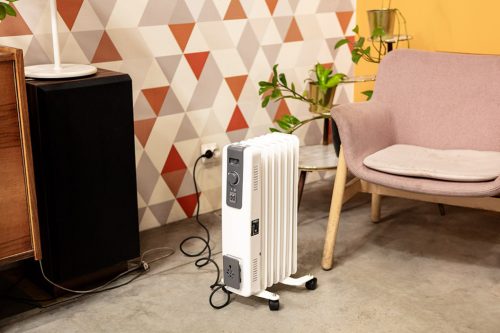 Olajradiátor, 7 bordás, 2 fokozatú, 900/1500W