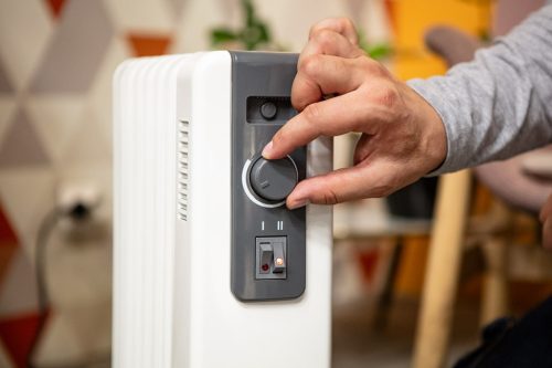 Olajradiátor, 7 bordás, 2 fokozatú, 900/1500W