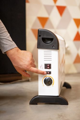 Elektromos konvektor, 3fokozatú, 750/1250/2000W ventilátorral